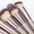 Professional 10pcs Make Up Brushes With Bling Bag